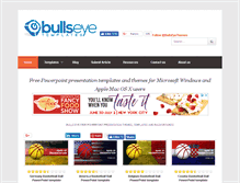 Tablet Screenshot of bullseyetemplates.com